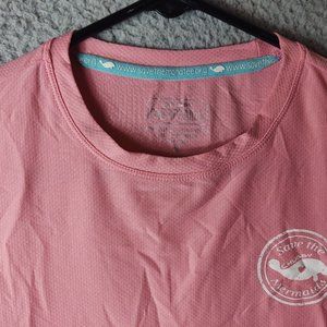 CHUBBY MERMAIDS WOMEN'S SHIRT PINK MEDIUM POLYESTER
